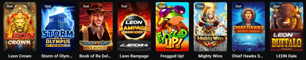 leon casino new games